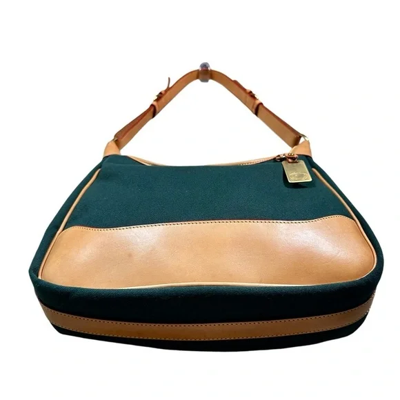 DOONEY & BOURKE Vintage Canvas Leather Trim Shoulder Purse - Picture 7 of 15